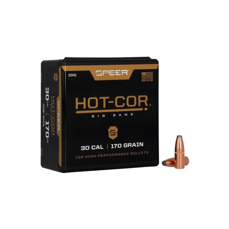 PALLE - SPEER - HOT-COR 30 CAL 170GR .308 " SPFN 100 PZ