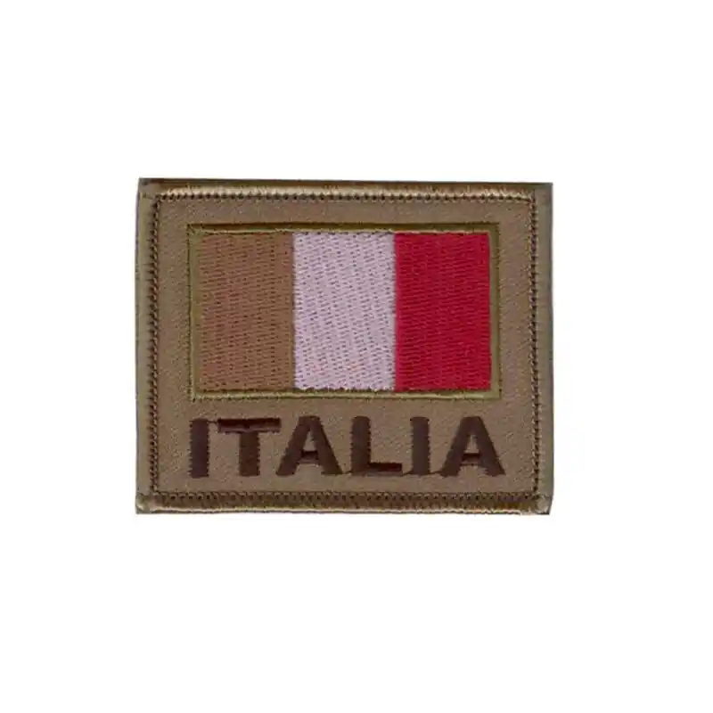 PATCH - RICAMO ITALIA RETTANGOLARE BASSA VISIBILITA‘ CON CORNICE