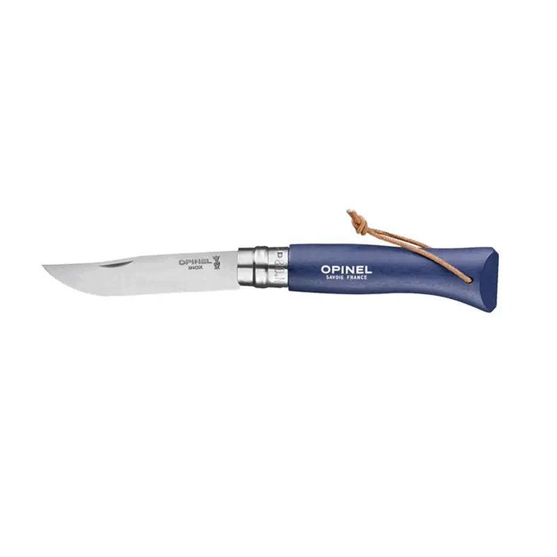 COLTELLO - OPINEL - N°08 INOX BAROUDEUR "BLEU FONCE‘ "