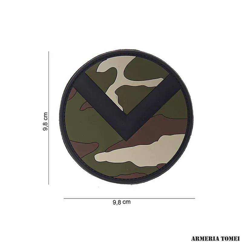 PATCH - 3D PVC SPARTAN SHIELD WOODLAND 10119