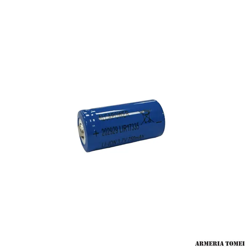 BATTERIA ALCAPOWER CR16340/CR123A 3,7V 750mAh RICARICABILE (PER THUNDER/STELLAR/ALPEX)