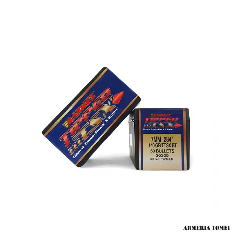 BARNES - PALLE - OGIVE BARNES TIPPED TSX CAL 7MM .284 " 140GR TTSX BT (50 PZ)