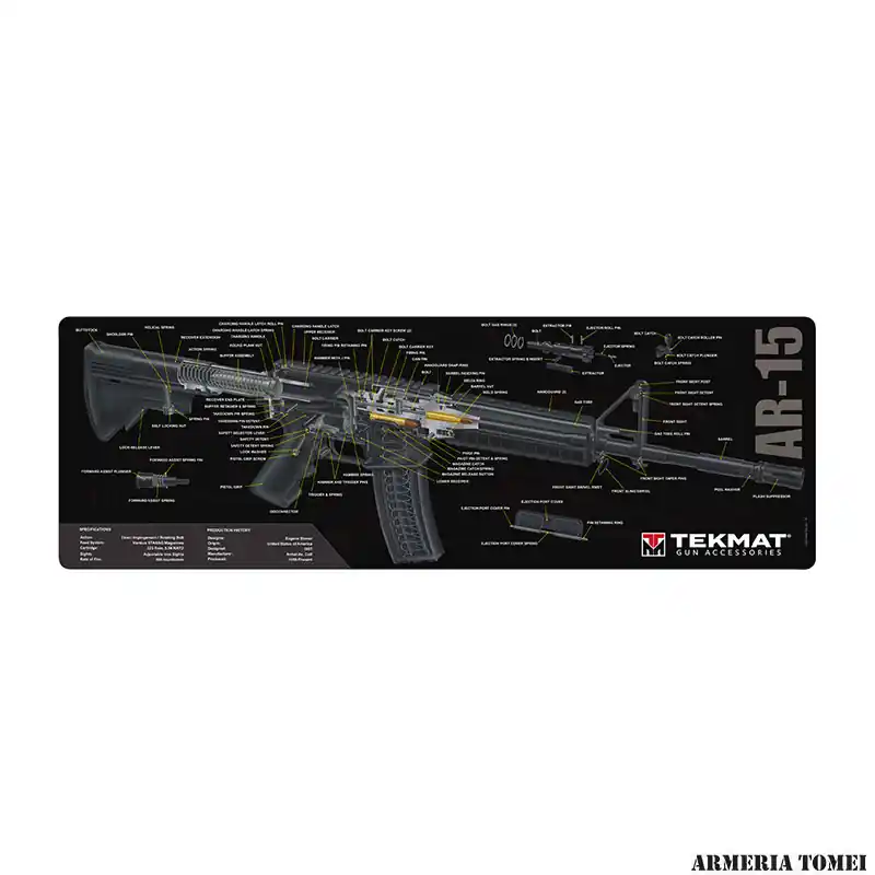 TEKMAT - AR 15 Cut Away Gun Cleaning Mat 31x92cm