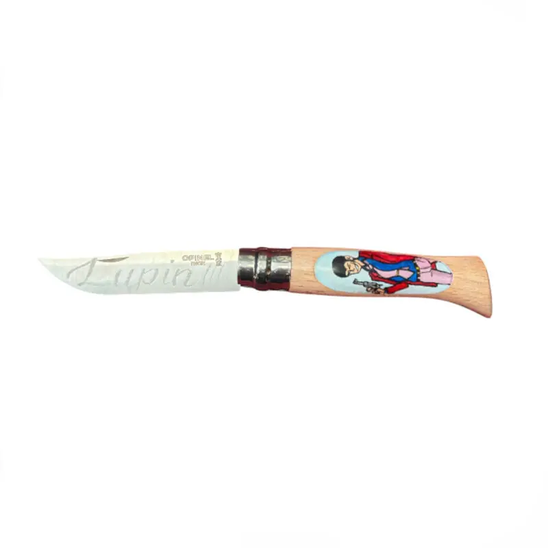 COLTELLO - OPINEL - N.9 INOX REALIZZATO A MANO LUPIN & FUJIKO