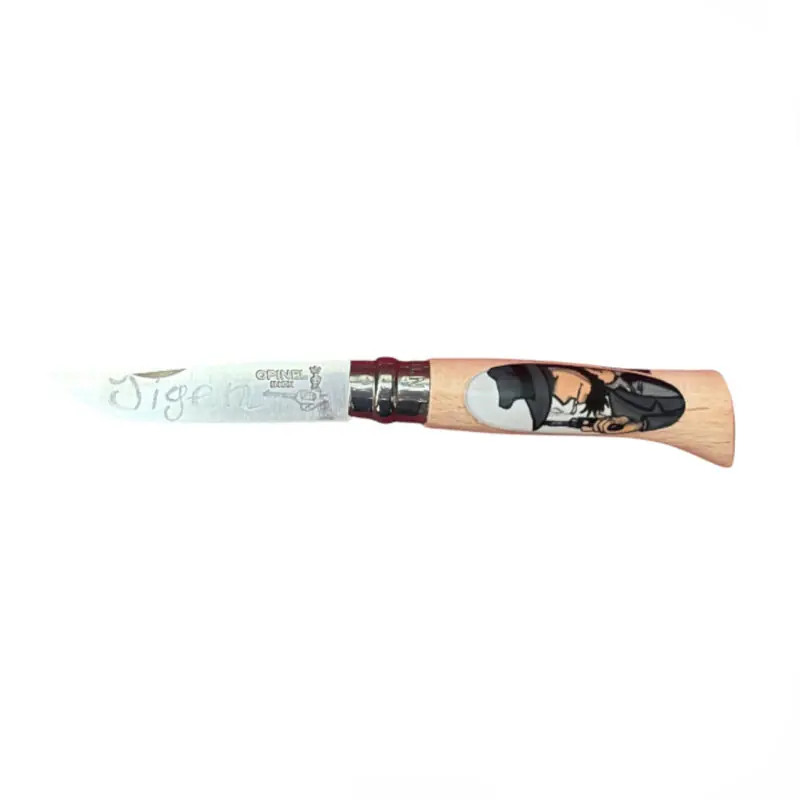 COLTELLO - OPINEL - N.8 INOX REALIZZATO A MANO JIGEN