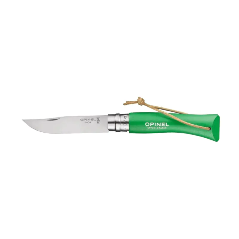 COLTELLO - OPINEL - N°07 INOX BAROUDEUR "VERT PRAIRIE "