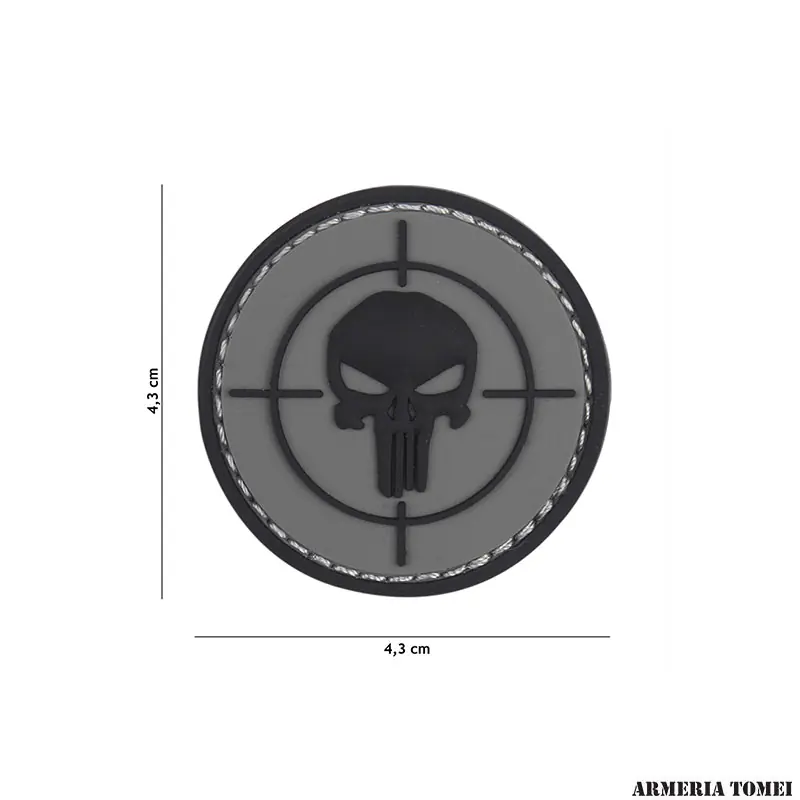 PATCH - 3D PVC PUNISHER SIGHT GRIGIO 12077