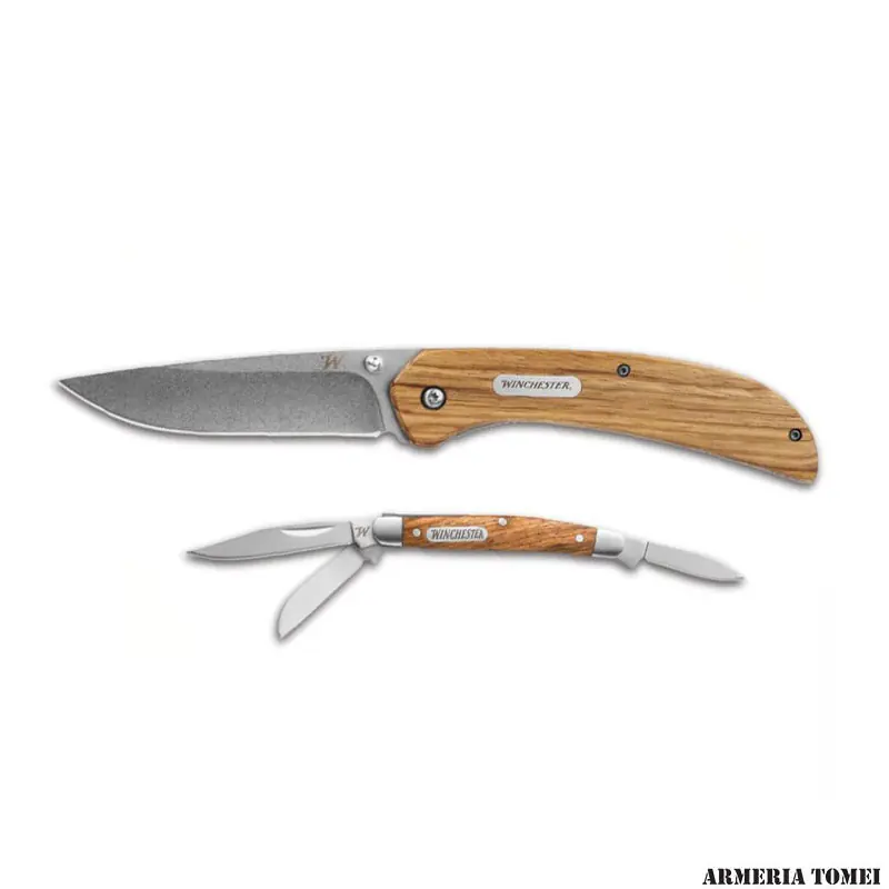 COLTELLO - WINCHESTER STAGECOACH + HEEL SPUR - IN GIFT TIN