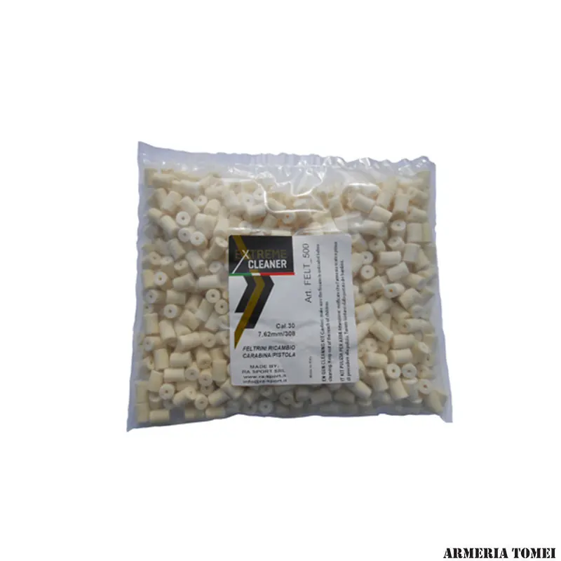 EXTREME CLEANER - FELTRINI RICAMBIO CARABINA/PISTOLA Cal. 22/5,6mm/223 (500pz)
