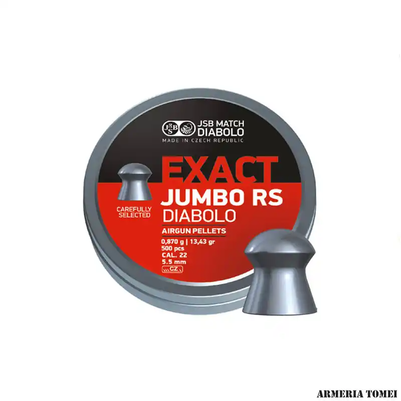 JSB MATCH - EXACT JUMBO RS DIABLO CAL .22 (5,5MM) 0,870g / 13.43gr (500 PZ)