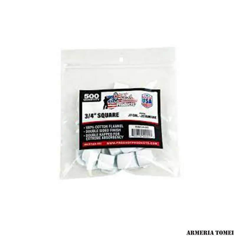 PRO-SHOT - 3/4 " SQUARE .17 CAL. -.22 RIMFIRE (500pz)