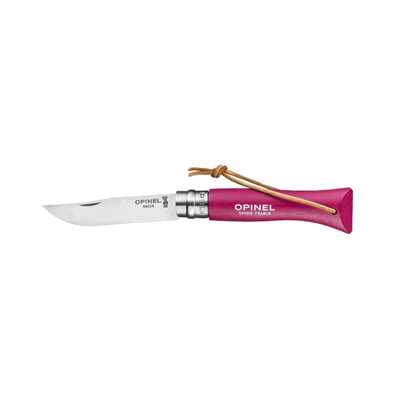 COLTELLO - OPINEL - N°06 INOX BAROUDEUR "FRAMBOISE "