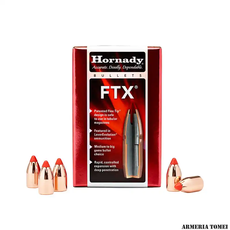 PALLE DA RICARICA - HORNADY - 44 Cal .430 265 gr FTX® (444 Marlin) -4305 (50 PZ)
