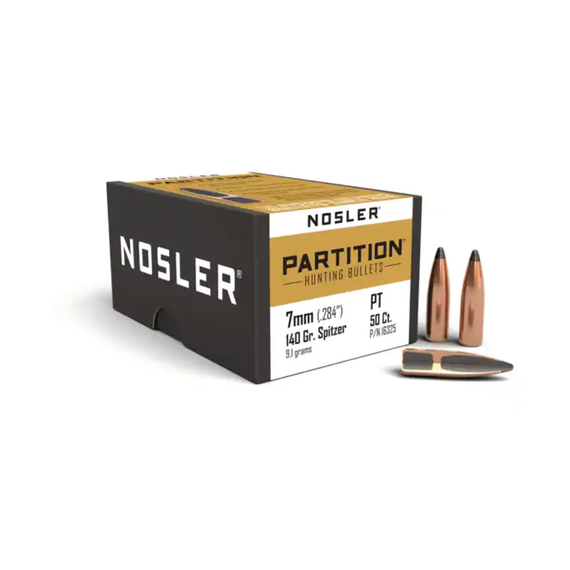 PALLE - NOSLER - 7mm cal (.284 ") Spitzer 140gr (9.0 grams) (50pz) -16325