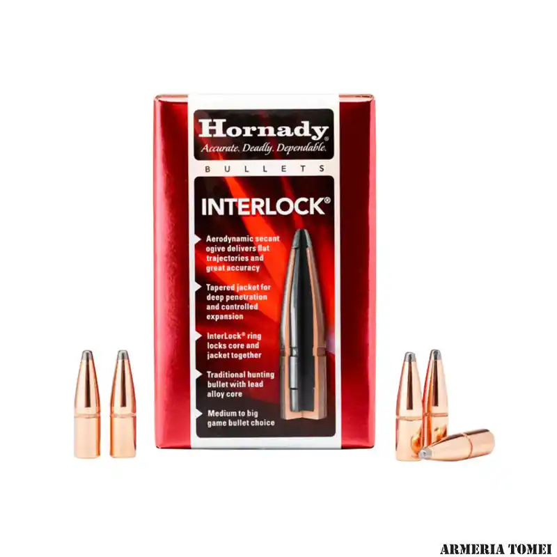 PALLE DA RICARICA - HORNADY 7mm .284 139 gr InterLock® SP - 2820 (100 PZ)