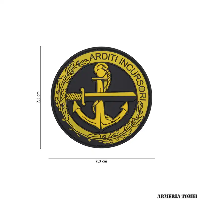 PATCH - 3D PVC ARDITI INCURSORI GIALLO 20057