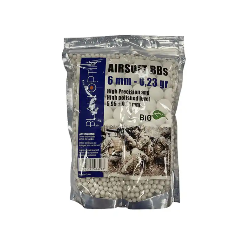 BLAU OPTIK - PALLINI SOFT AIR BIO CAL 6 MM / 0,20 GR (1KG)