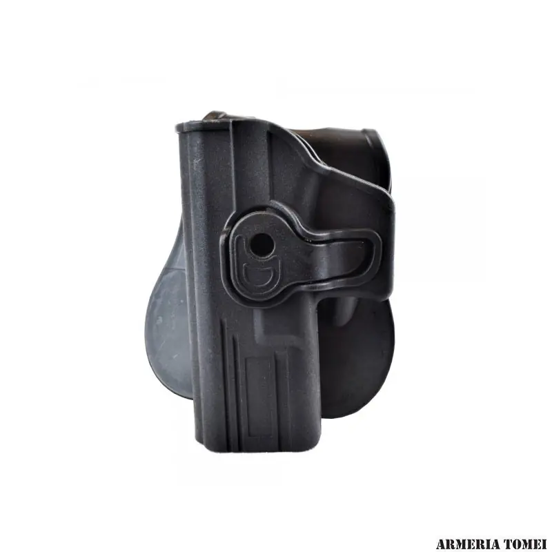 WOSPORT - FONDINA RIGIDA ESTRAZIONE RAPIDA PER MANCINI SERIE GLOCK NERA