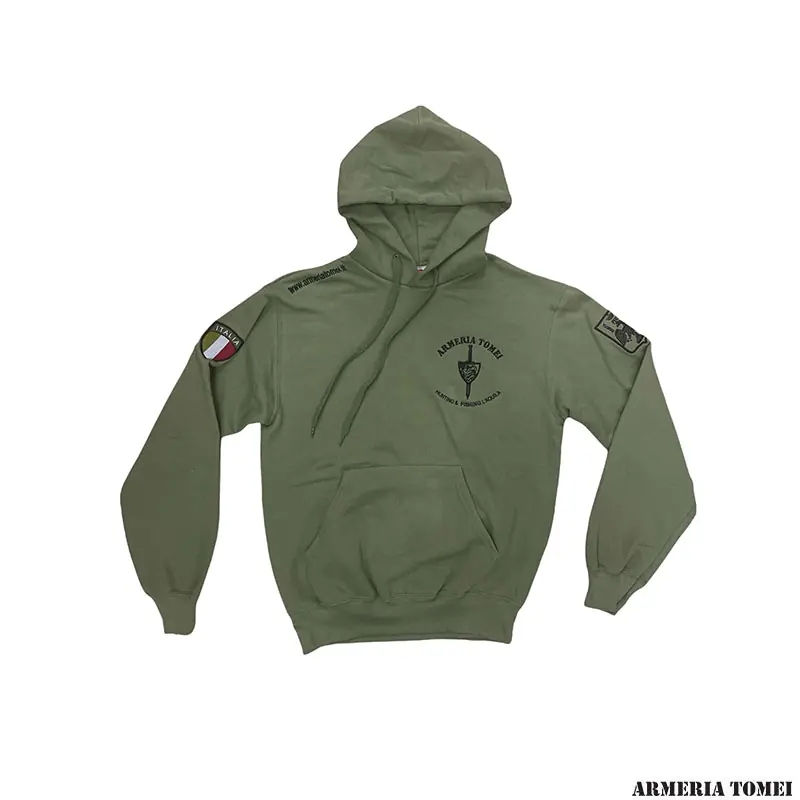 FELPA ARMERIA TOMEI TACTICAL GREEN EDITION