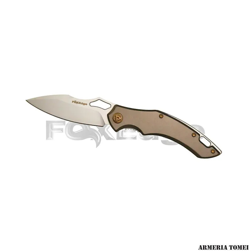 FOX EDGE - SPARROW FOLDING KNIFE ALUMINIUM BROWN