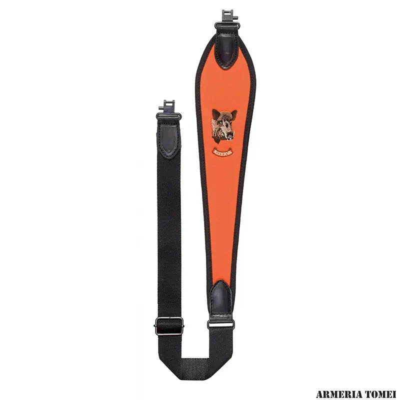 RISERVA - TRACOLLA CARABINA "CINGHIALE " AD ALTA VISIBILITA‘ NYLON ARANCIO
