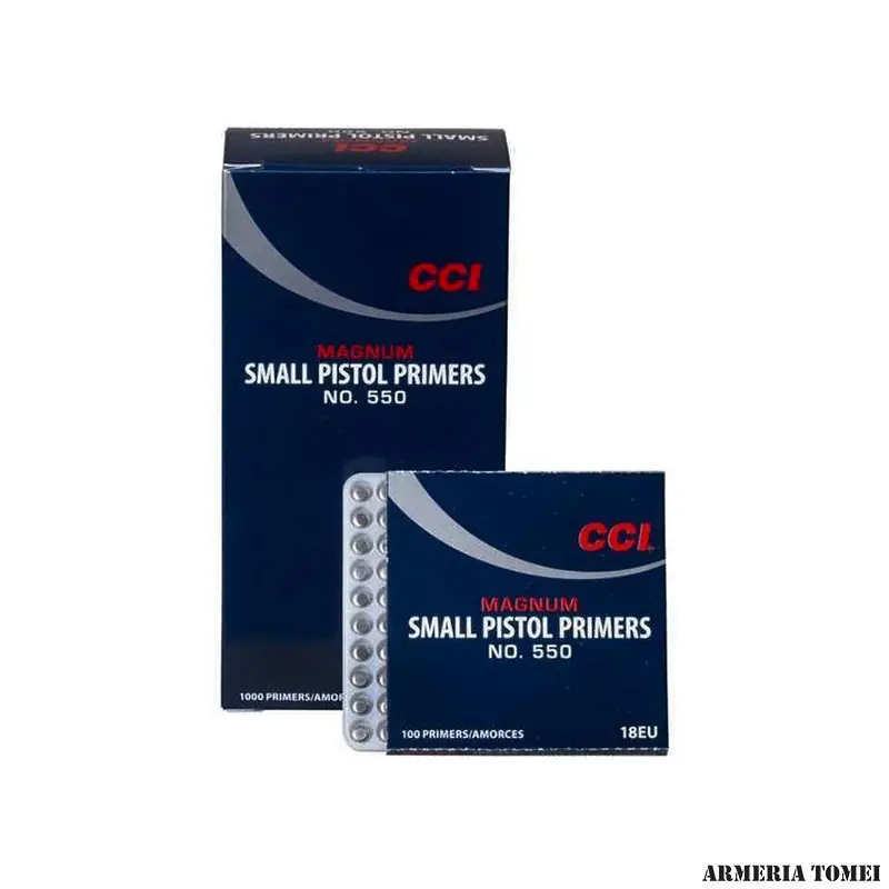 CCI - INNESCHI MAGNUM SMALL PISTOL PRIMERS N.550