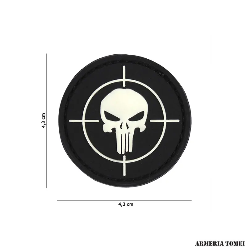 PATCH - 3D PVC PUNISHER SIGHT NERO 9033