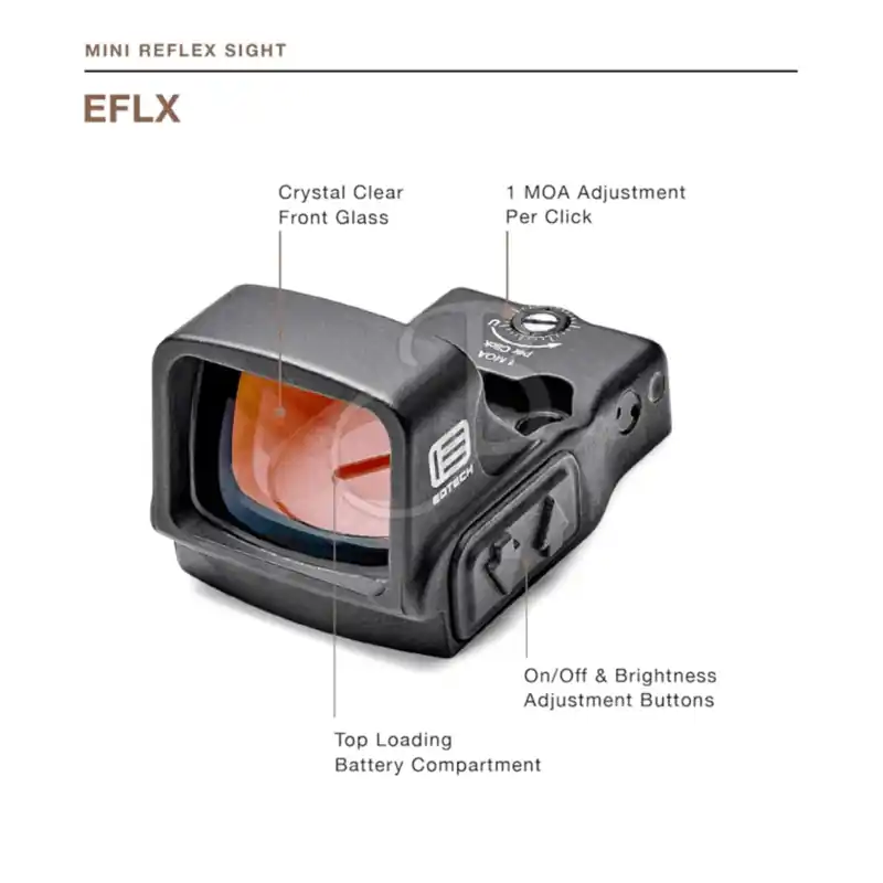 RED DOT - EOTECH EFLEX MINI RED DOT 1X30 3MOA