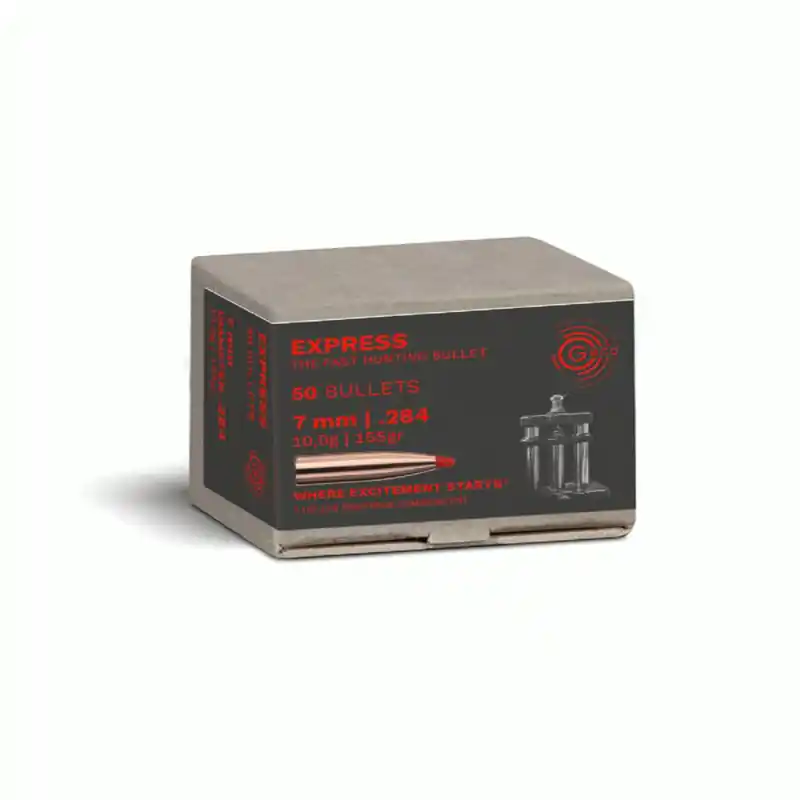 PALLE DA RICARICA - GECO - EXPRESS 7mm .284 10,0g/155gr (50pz)