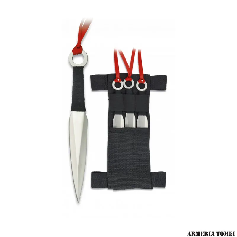 ALBAINOX - SET 3 COLTELLI DA LANCIO CON FODERO 16cm