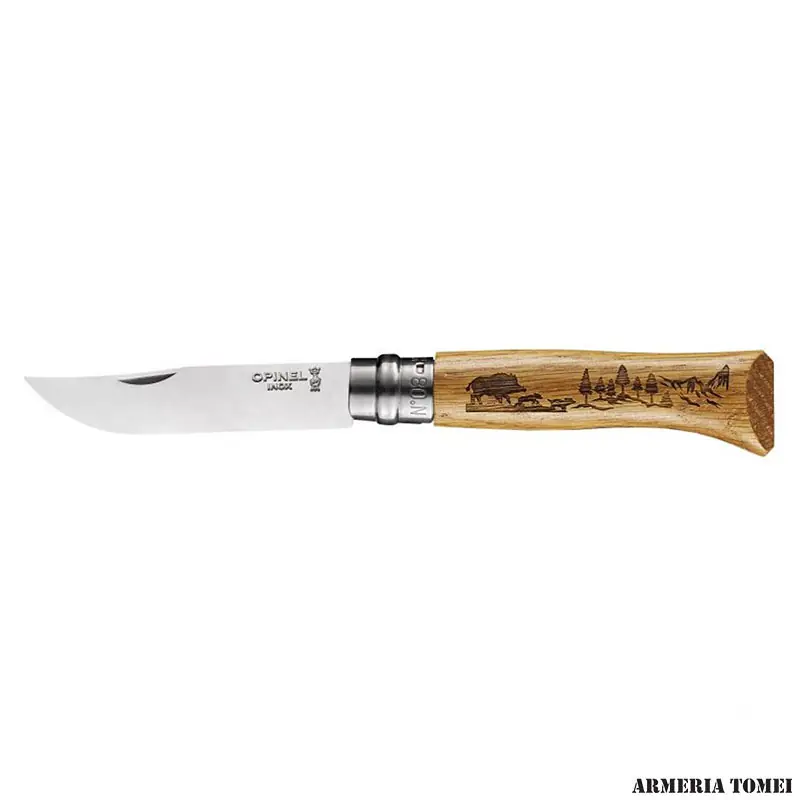 COLTELLO - OPINEL - ANIMALIA N°08 INOX "CINGHIALE "