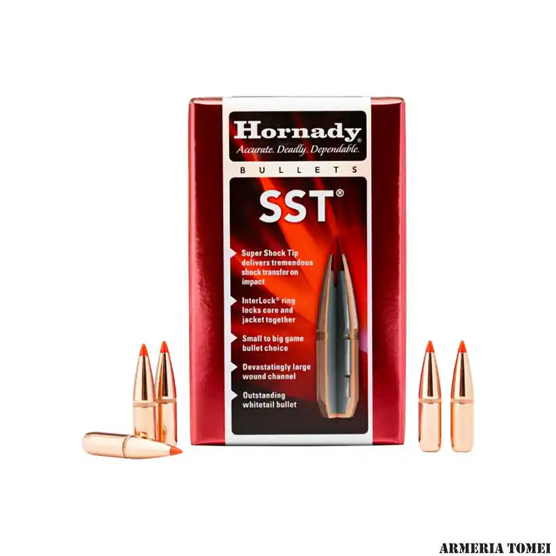 PALLE DA RICARICA - HORNADY - 6.5mm .264 123 gr SST® (Grendel/LBC/Lapua) -26173