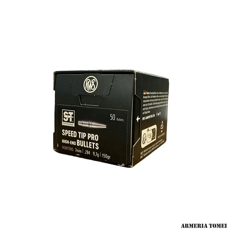 PALLE DA RICARICA - RWS - SPEED TIP PRO Hunting 7mm .284 9,7g 150gr (50pz)