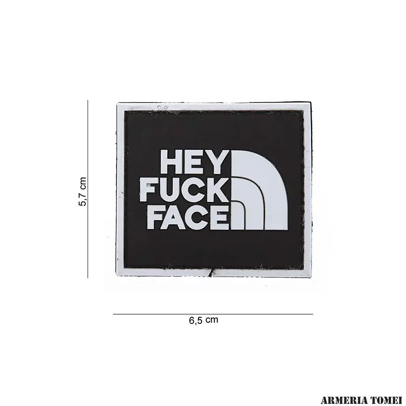 PATCH - TOPPA 3D PVC 4 HEY FUCK FACE 12044