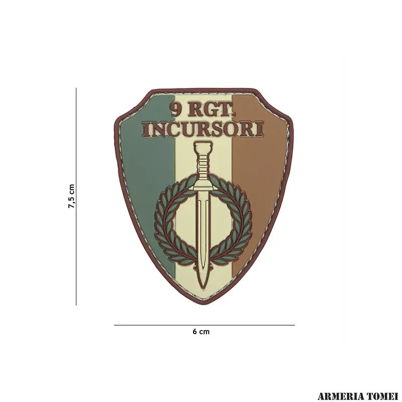 PATCH - 3D PVC 9 RGT INCURSORI 2075