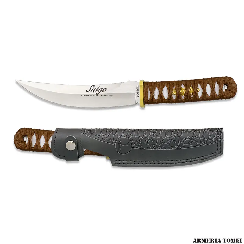 COLTELLO - TOKISU - TACTICA MANICO CORDA LAMA 17,2CM