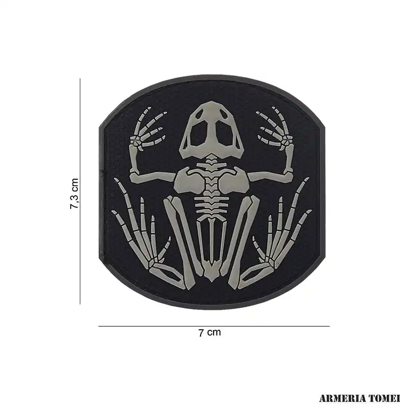 PATCH - 3D PVC FROG SKELETON 14006