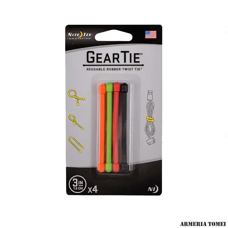 NITEIZE - GEARTIE 3 IN 7.6 CM - (4PZ)