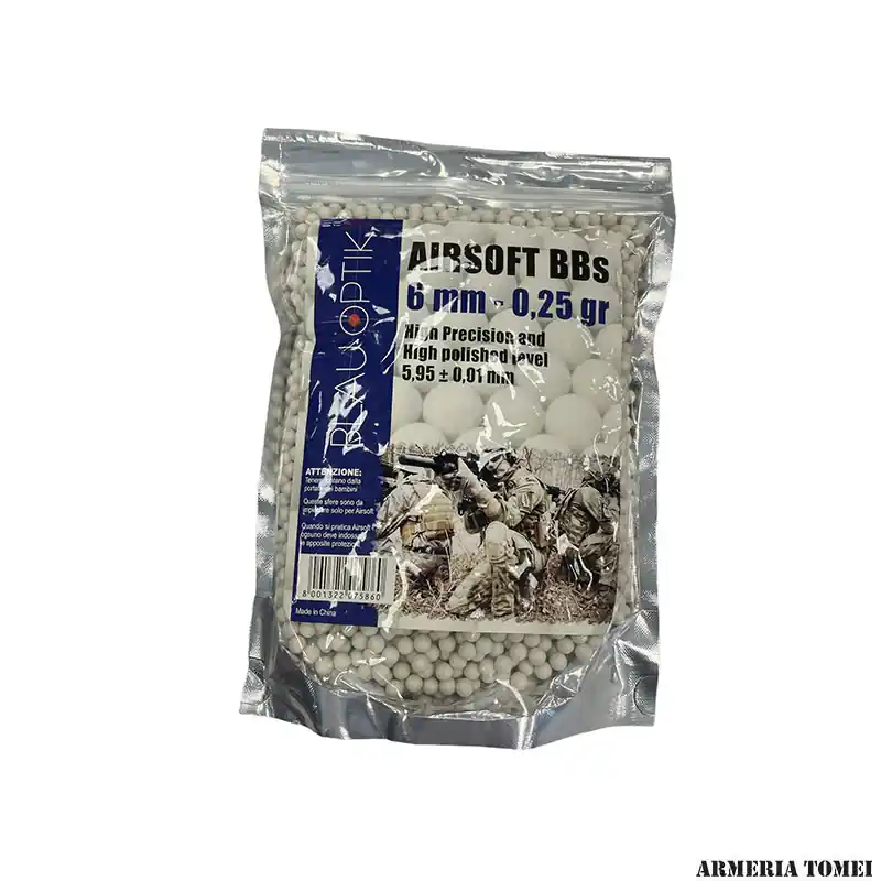 BLAU OPTIK - PALLINI SOFT AIR CAL 6 MM / 0,25 GR (1KG)