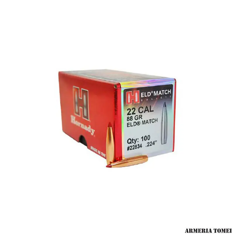 HORNADY - PALLE ELD-MATCH 22 CAL (.224 ") 88GR -22834 (100 PZ)