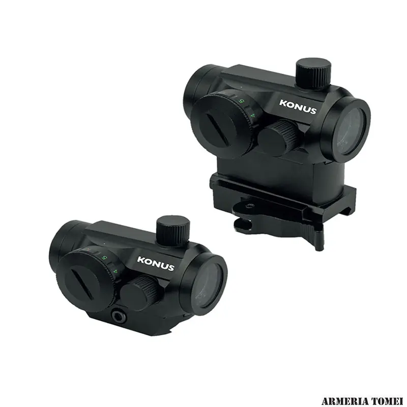 RED DOT - KONUS - NUCLEAR-QR 1x22 RED/GREEN DOT SIGHT 3 MOA