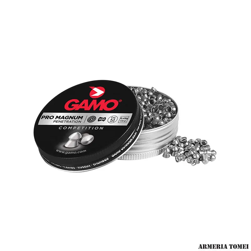 PALLINI ARIA COMPRESSA - GAMO - PRO MAGNUM PENETRATION COMPETITION CAL. 4,5 - 0,49G / 7,56GR PZ. 500