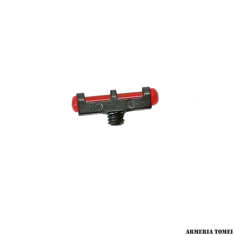 MIRINO A VITE-FIBRA OTTICA ROSSO Ø 2,6mm