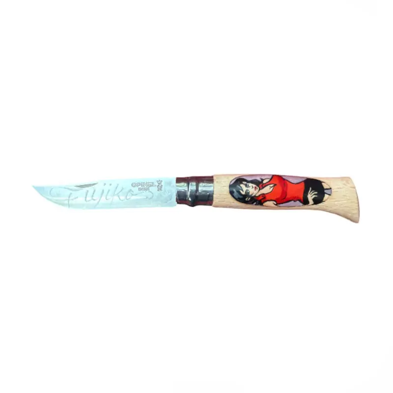 COLTELLO - OPINEL - N.8 INOX REALIZZATO A MANO FUJIKO