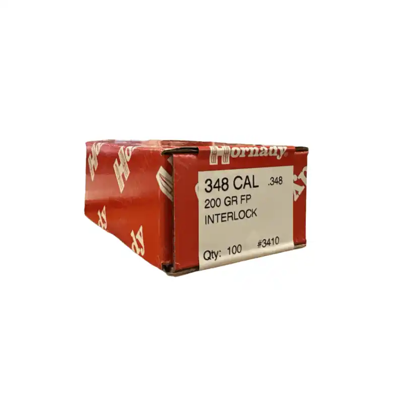 PALLE DA RICARICA - HORNADY - 348 CAL .348 " 200GR FP INTERLOCK - 3410 (100 PZ)