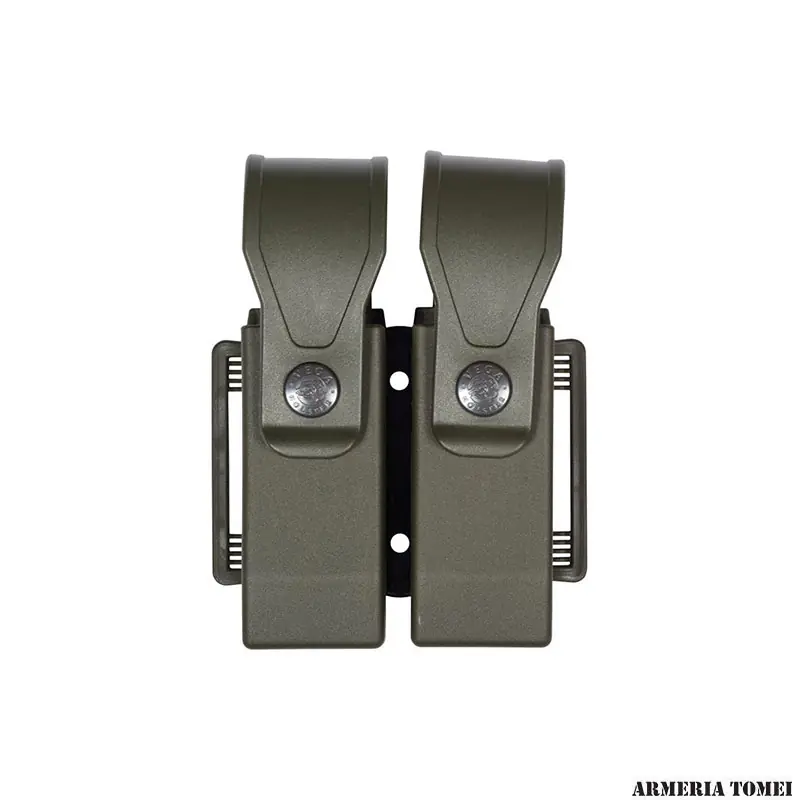 VEGA HOLSTER - DOPPIO PORTACARICATORE BIFILARE POLIMERO VERDE