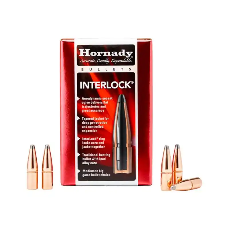 PALLE DA RICARICA - HORNADY - 7mm .284 162 gr InterLock® BTSP - 2845 (100 PZ)