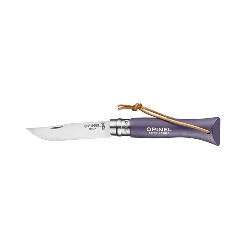 COLTELLO - OPINEL - N°06 INOX BAROUDEUR "VIOLET GRIS "