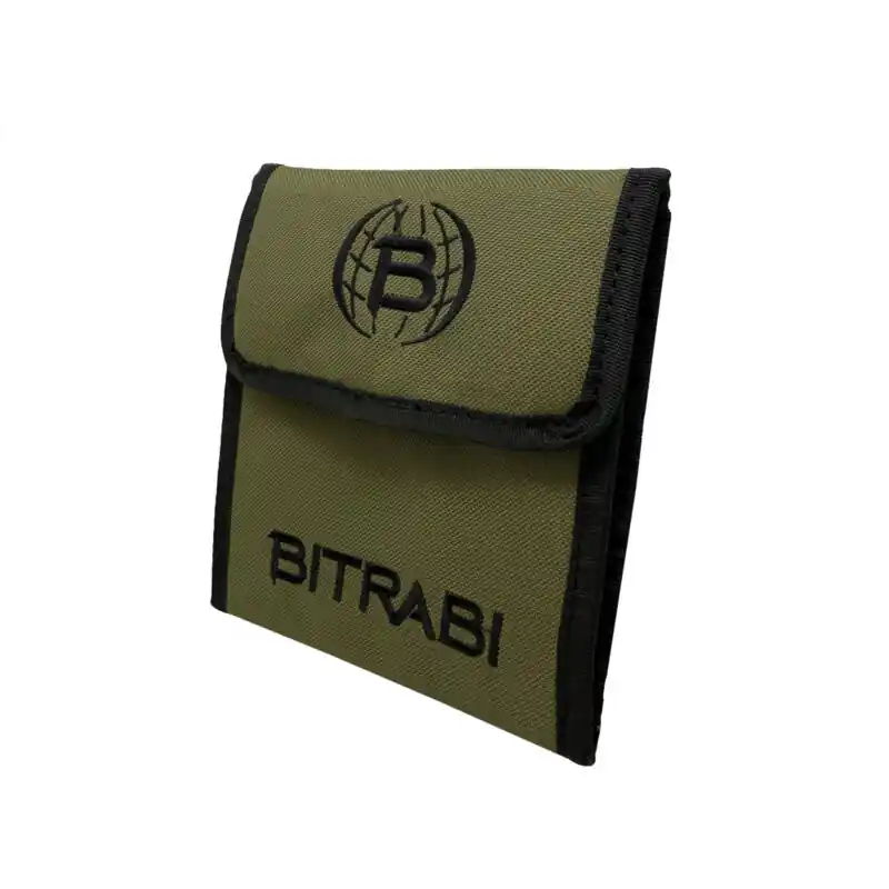 BITRABI - PORTA LICENZA DA CACCIA MULTITASCA CON PORTA PENNA