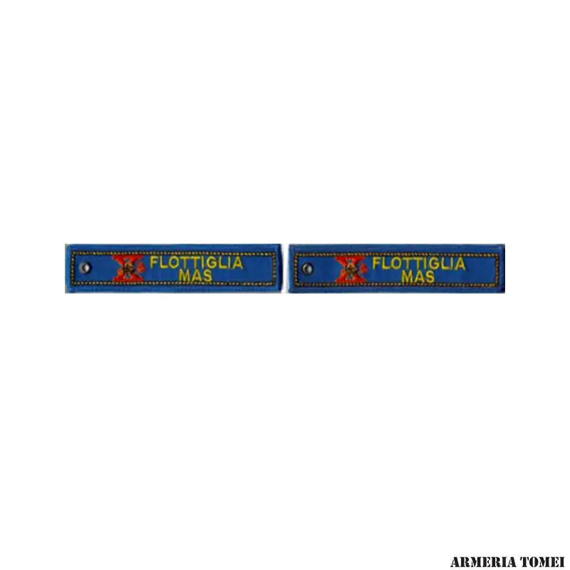 PORTACHIAVI TESSUTO X° FLOTTIGLIA MAS -AZZURRO